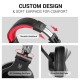 A71 Wired Headphones HIFI Stereo 40MM Dynamic 3.5mm/6.35mm Head-Mounted Stretchable Studio DJ Gaming Headset with Mic