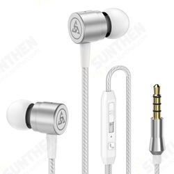 PTM D1 Stereo Bass Sport Earphone Volume Control Metal In-ear Headphone with Mic PTM D1 Stereo Bass Sport Earphone Volume Control Metal In-ear Headphone with Mic