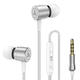 PTM D1 Stereo Bass Sport Earphone Volume Control Metal In-ear Headphone with Mic PTM D1 Stereo Bass Sport Earphone Volume Control Metal In-ear Headphone with Mic