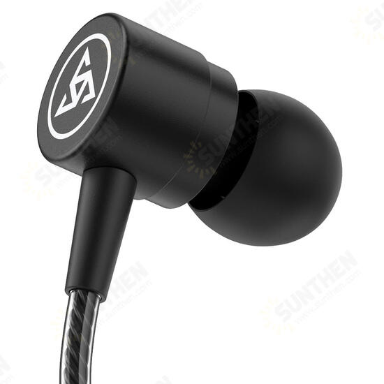 PTM D1 Stereo Bass Sport Earphone Volume Control Metal In-ear Headphone with Mic PTM D1 Stereo Bass Sport Earphone Volume Control Metal In-ear Headphone with Mic