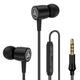 PTM D1 Stereo Bass Sport Earphone Volume Control Metal In-ear Headphone with Mic PTM D1 Stereo Bass Sport Earphone Volume Control Metal In-ear Headphone with Mic