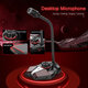 JK 360 Degree Bending Professional Desktop Microphone With Stand for Gaming Singing Conference, for Mobile USB Desktop Microphone JK 360 Degree Bending Professional Desktop Microphone With Stand for Gaming Singing Conference, for Mobile USB Desktop Microphone