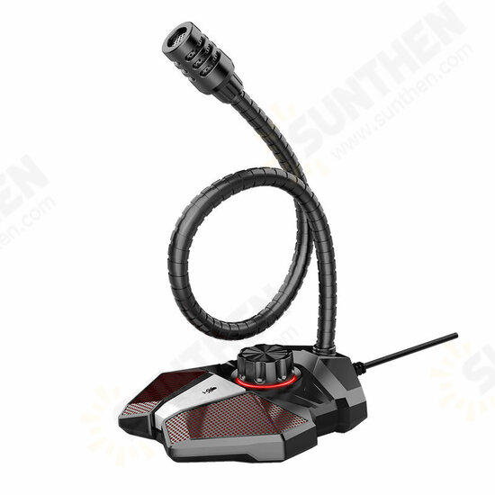 JK 360 Degree Bending Professional Desktop Microphone With Stand for Gaming Singing Conference, for Mobile USB Desktop Microphone JK 360 Degree Bending Professional Desktop Microphone With Stand for Gaming Singing Conference, for Mobile USB Desktop Microphone