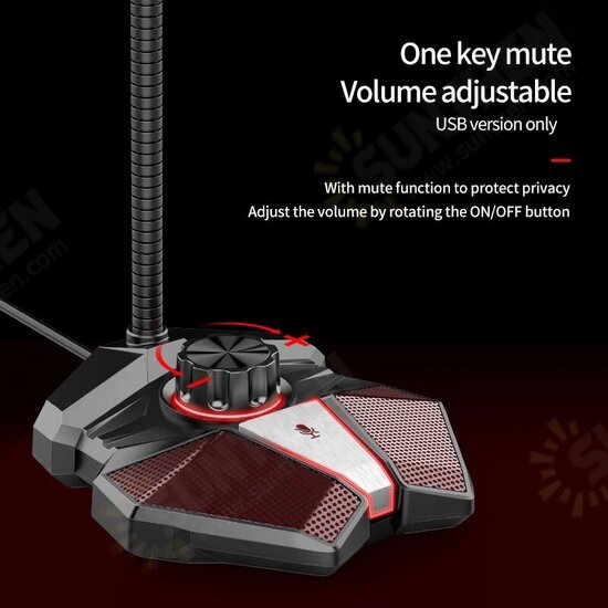 JK 360 Degree Bending Professional Desktop Microphone With Stand for Gaming Singing Conference, for Mobile USB Desktop Microphone JK 360 Degree Bending Professional Desktop Microphone With Stand for Gaming Singing Conference, for Mobile USB Desktop Microphone
