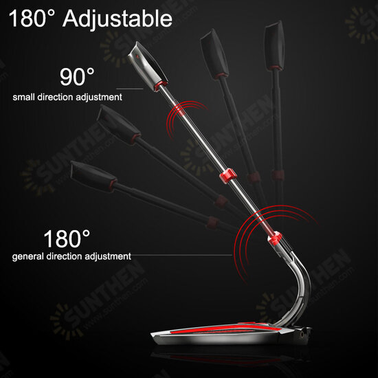 ZK Computer Gaming 360 Sound Collection Microphone USB 3.5mm Studio Speech Microphone Omnidirectional Wired for PC Desktop Recording Chatting ZK Computer Gaming 360 Sound Collection Microphone USB 3.5mm Studio Speech Microphone Omnidirectional Wired for PC Desktop Recording Chatting
