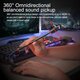ZK Computer Gaming 360 Sound Collection Microphone USB 3.5mm Studio Speech Microphone Omnidirectional Wired for PC Desktop Recording Chatting ZK Computer Gaming 360 Sound Collection Microphone USB 3.5mm Studio Speech Microphone Omnidirectional Wired for PC Desktop Recording Chatting