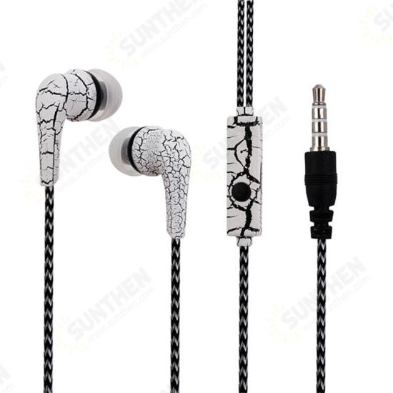 Portable 3.5mm Wired Music Headset Super Bass Crack In-ear Earphone Headphone With Mic for IPhone Xiaomi Samsung Portable 3.5mm Wired Music Headset Super Bass Crack In-ear Earphone Headphone With Mic for IPhone Xiaomi Samsung