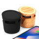 Portable 5W 2-in-1 Wireless Charger bluetooth Hifi Stereo Speaker Music Player Built-in 300mA Battery Portable 5W 2-in-1 Wireless Charger bluetooth Hifi Stereo Speaker Music Player Built-in 300mA Battery