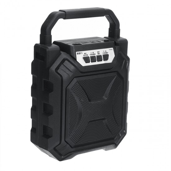 Portable 60Hz-15KHz Bluetooth 5.0 Wireless Speaker 3000mAh Rechargeable High-power Subwoofer Support FM Radio AUX Audio Input