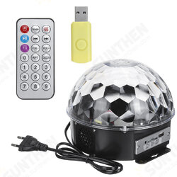 Portable Remote Control RGB Color Change Voice Control LED Disco Light Support U Disk Playback Portable Remote Control RGB Color Change Voice Control LED Disco Light Support U Disk Playback
