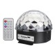 Portable Remote Control RGB Color Change Voice Control LED Disco Light Support U Disk Playback Portable Remote Control RGB Color Change Voice Control LED Disco Light Support U Disk Playback
