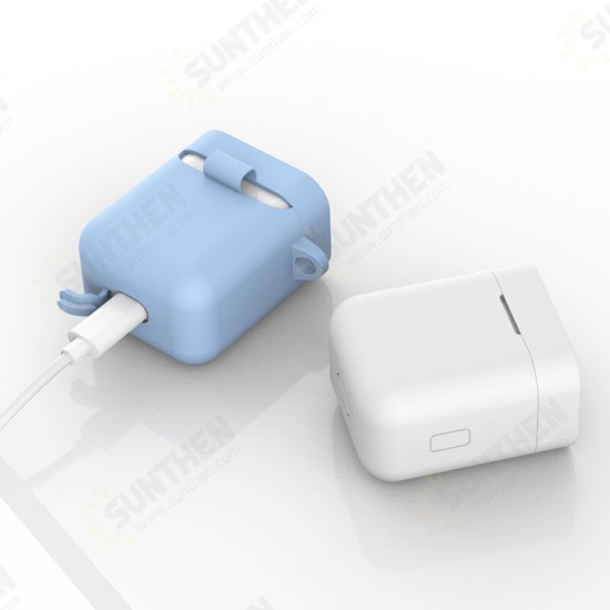 Portable Silicone Protective Cover Anti-drop Storage Case for Air bluetooth Earphone Headphone