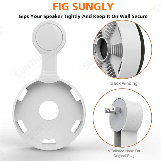 Portable Wall Mount Holder Plastic Speaker Stand for Google Home Speaker