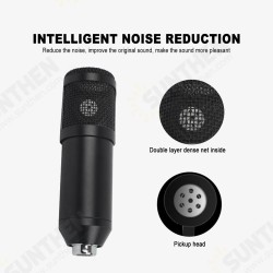 Professional Intelligent Noise Reduction USB Condenser Microphone with Shock Mount Professional Intelligent Noise Reduction USB Condenser Microphone with Shock Mount