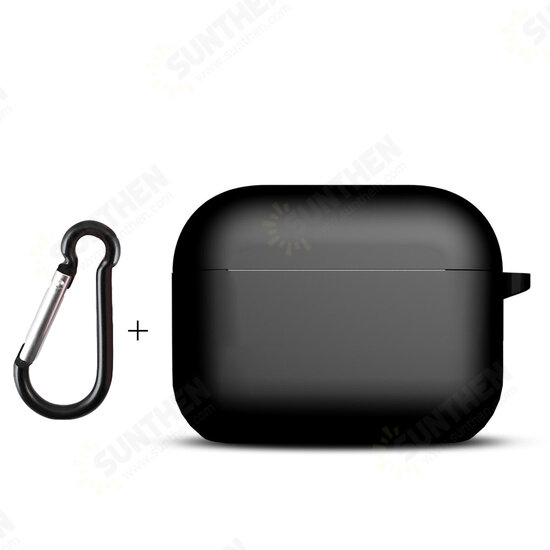 Pure Soft Silicone Shockproof Earphone Storage Case Cover with Keychain for Apple Airpods Pro Pure Soft Silicone Shockproof Earphone Storage Case Cover with Keychain for Apple Airpods Pro