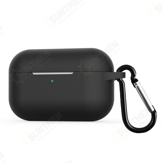 Pure Soft Silicone Shockproof Earphone Storage Case Cover with Keychain for Apple Airpods Pro Pure Soft Silicone Shockproof Earphone Storage Case Cover with Keychain for Apple Airpods Pro