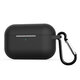 Pure Soft Silicone Shockproof Earphone Storage Case Cover with Keychain for Apple Airpods Pro Pure Soft Silicone Shockproof Earphone Storage Case Cover with Keychain for Apple Airpods Pro