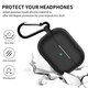 Pure Soft Silicone Shockproof Earphone Storage Case Cover with Keychain for Apple Airpods Pro Pure Soft Silicone Shockproof Earphone Storage Case Cover with Keychain for Apple Airpods Pro