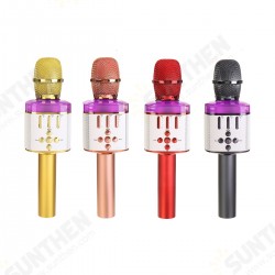 Q136 LED Wireless Bluetooth Handheld Karaoke Microphone HIFI Speaker KTV Player Mic Party Q136 LED Wireless Bluetooth Handheld Karaoke Microphone HIFI Speaker KTV Player Mic Party