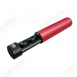 Q19 TWS Wireless bluetooth 5.0 Earbuds Smart Touch CVC8.0 Noise Cancelling Earphone with 2500mAh Power Bank Charging Box