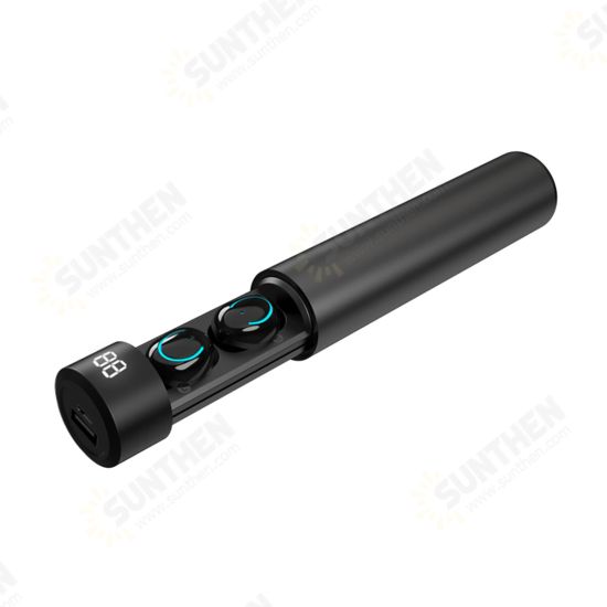 Q19 TWS Wireless bluetooth 5.0 Earbuds Smart Touch CVC8.0 Noise Cancelling Earphone with 2500mAh Power Bank Charging Box Q19 TWS Wireless bluetooth 5.0 Earbuds Smart Touch CVC8.0 Noise Cancelling Earphone with 2500mAh Power Bank Charging Box