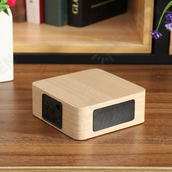 Q1A Portable Wooden Wireless bluetooth Speaker Double Drivers Stereo Light Speaker Q1A Portable Wooden Wireless bluetooth Speaker Double Drivers Stereo Light Speaker