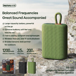RB-M7 bluetooth 5.0 Speaker Portable Speaker HIFI Stereo Sound Wireless Subwoofer TF Card 1200mAh Outdoor Speaker RB-M7 bluetooth 5.0 Speaker Portable Speaker HIFI Stereo Sound Wireless Subwoofer TF Card 1200mAh Outdoor Speaker