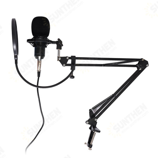 RODD Condenser Microphone Live Broadcast Mic Computer Karaoke Large Diaphragm with Bracket for Youtube RODD Condenser Microphone Live Broadcast Mic Computer Karaoke Large Diaphragm with Bracket for Youtube