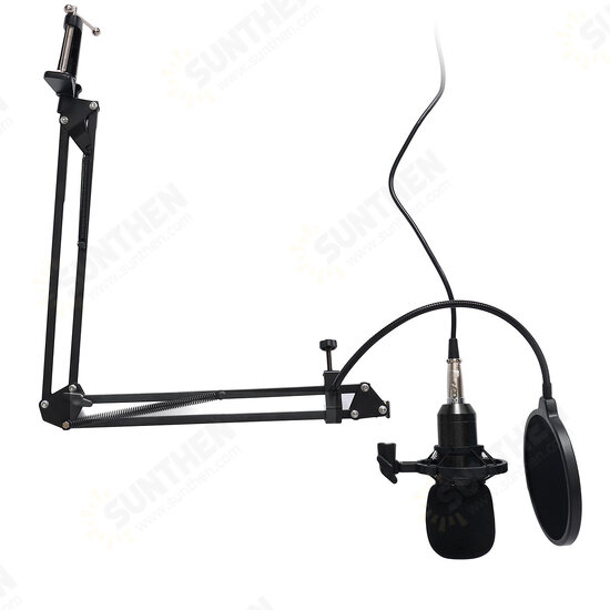 RODD Condenser Microphone Live Broadcast Mic Computer Karaoke Large Diaphragm with Bracket for Youtube RODD Condenser Microphone Live Broadcast Mic Computer Karaoke Large Diaphragm with Bracket for Youtube