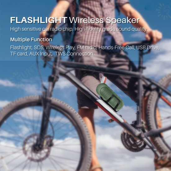 Rixing NR3025L Outdoor Portable Wireless bluetooth 5.0 Flashlight Speaker Stereo HiFi Speakers Support TF Rixing NR3025L Outdoor Portable Wireless bluetooth 5.0 Flashlight Speaker Stereo HiFi Speakers Support TF