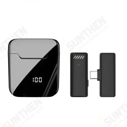 S11 Wireless Lavalier Microphone 300mAh Battery Automatic Noise Reduction for Online Teaching Recording with Charging Case S11 Wireless Lavalier Microphone 300mAh Battery Automatic Noise Reduction for Online Teaching Recording with Charging Case