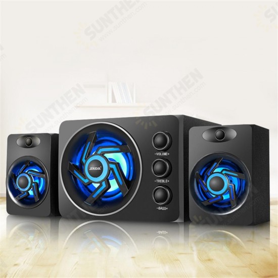 D-209 Mini Portable bluetooth 2.1 channel Subwoofer Colorful Lights Computer Speaker for Desktop Laptop TV PC D-209 Mini Portable bluetooth 2.1 channel Subwoofer Colorful Lights Computer Speaker for Desktop Laptop TV PC