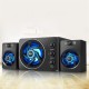 D-209 Mini Portable bluetooth 2.1 channel Subwoofer Colorful Lights Computer Speaker for Desktop Laptop TV PC