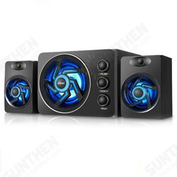 D-209 Mini Portable bluetooth 2.1 channel Subwoofer Colorful Lights Computer Speaker for Desktop Laptop TV PC D-209 Mini Portable bluetooth 2.1 channel Subwoofer Colorful Lights Computer Speaker for Desktop Laptop TV PC