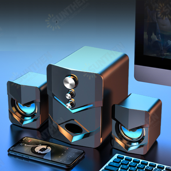 D-222 3 in 1 Computer Speaker 2.1 Channel Speaker USB 3.5mm Wired bluetooth Computer PC Stereo Desktop Speaker Subwoofer D-222 3 in 1 Computer Speaker 2.1 Channel Speaker USB 3.5mm Wired bluetooth Computer PC Stereo Desktop Speaker Subwoofer