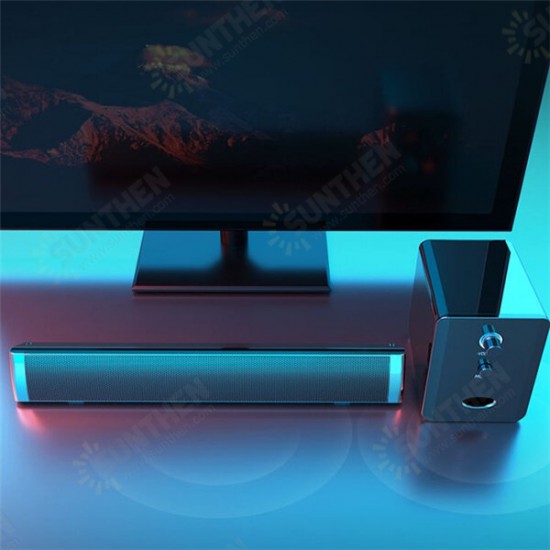 D-236 2.1 Computer Speaker Audio Home Desktop Bass USB Power Supply Wired Small Speaker with Subwoofer