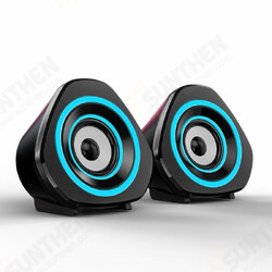 V-119 bluetooth 5.0 Soundbox 2.0 Loudspeaker with RGB Colorful Breathing LED Light Computer Speakers V-119 bluetooth 5.0 Soundbox 2.0 Loudspeaker with RGB Colorful Breathing LED Light Computer Speakers