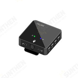 SK750 Wireless Lavalier Microphone Mini Portable RF Transmitter Receiver Mic ENC Noise Cancellation for Camera Phones Live Broadcast Streaming Recording Condenser Mic System