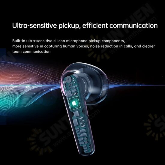 H6S TWS bluetooth Earbuds BT 5.0 Game Low Latency Wireless Headphone Long Battery Life IP67 Waterproof Earphone with Mic