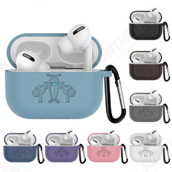 Silicone Shockproof Earphone Storage Case with KeyChain for Apple Airpods 3 Airpods Pro Silicone Shockproof Earphone Storage Case with KeyChain for Apple Airpods 3 Airpods Pro