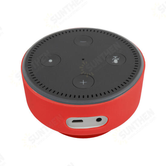 Soft Silicone Gel Speaker Protective Case Dustproof Anti Drop Case Protector Cover For Echo Dot 2nd