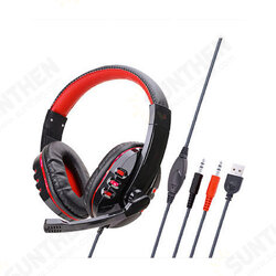SY733MV USB Wired Light Gaming Computer Headphone for PS4 Dedicated SY733MV USB Wired Light Gaming Computer Headphone for PS4 Dedicated