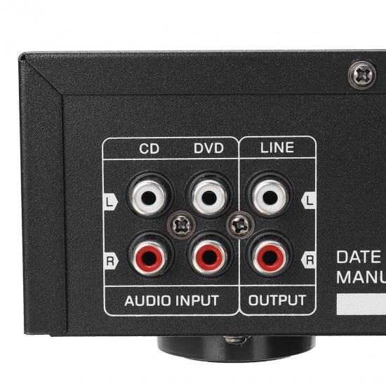 AV-2218 Audio Power Amplifier AC 110V 220V DC12V Bluetooth Karaoke Amplifier HIFI Home Theater Amplifier for Car Home