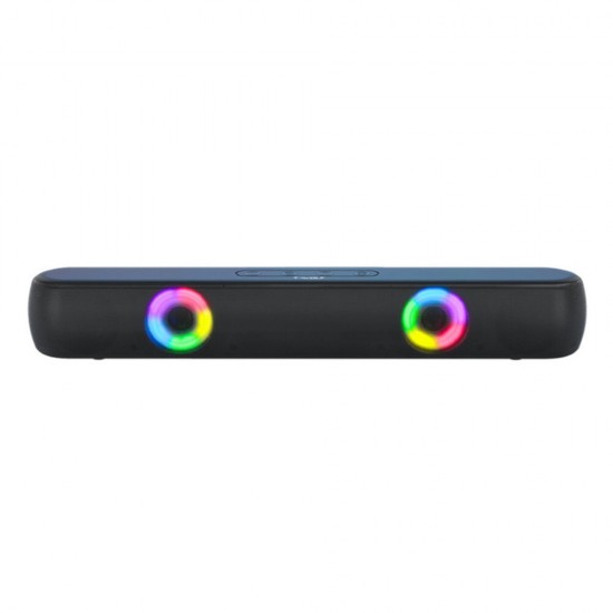 B320 Speaker TWS bluetooth V5.0 Surround Sound Bass FM Mode USB Driver TF Card AUX Input Soundbar RGB Light Desktop Loudspeaker for PC Laptop Music