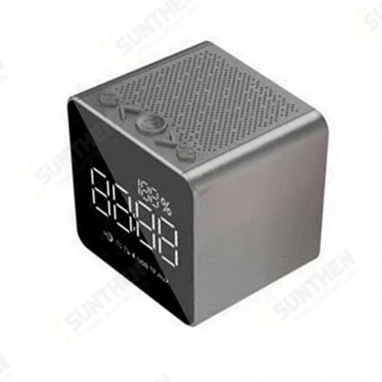 T03 Alarm Clock Wireless bluetooth Speaker Bass Mirror LED FM Radio Waterproof Handsfree With Mic T03 Alarm Clock Wireless bluetooth Speaker Bass Mirror LED FM Radio Waterproof Handsfree With Mic