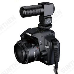 SGC-698 Photography Interview Microphone Condenser Camera Recording MIC with 3.5mm Output for Nikon DSLR Camera