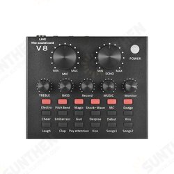 USB Sound Card Microphone with Tripod Audio Cable Earphone for Broadcast Live Streaming for Tik Tok YY Karaoke Singing USB Sound Card Microphone with Tripod Audio Cable Earphone for Broadcast Live Streaming for Tik Tok YY Karaoke Singing