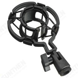 Universal Black Plastic Studio Microphone Shock Mount Desktop Holder Stand for Condenser Microphone Universal Black Plastic Studio Microphone Shock Mount Desktop Holder Stand for Condenser Microphone