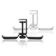 Universal Metal Head-Mounted Dual Earphone Holder Internet Cafe Monitor Earphone Hanger Desktop Lock Clip Earphone Display Shelf Universal Metal Head-Mounted Dual Earphone Holder Internet Cafe Monitor Earphone Hanger Desktop Lock Clip Earphone Display Shelf