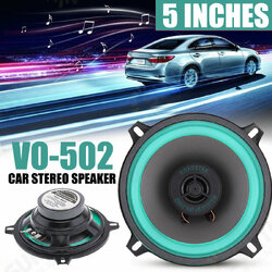 VO-502 5inch 2-Way Mounting Car Speaker 100W Car Stereo Speaker HiFi Audio Vehicle Coaxial Speaker Auto Audio Loudspeaker VO-502 5inch 2-Way Mounting Car Speaker 100W Car Stereo Speaker HiFi Audio Vehicle Coaxial Speaker Auto Audio Loudspeaker